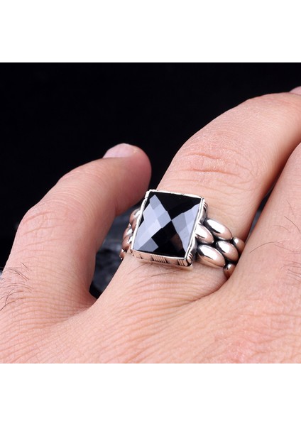 Zirkon Taşlı Model 925 Ayar Gümüş Erkek Yüzük modelleri