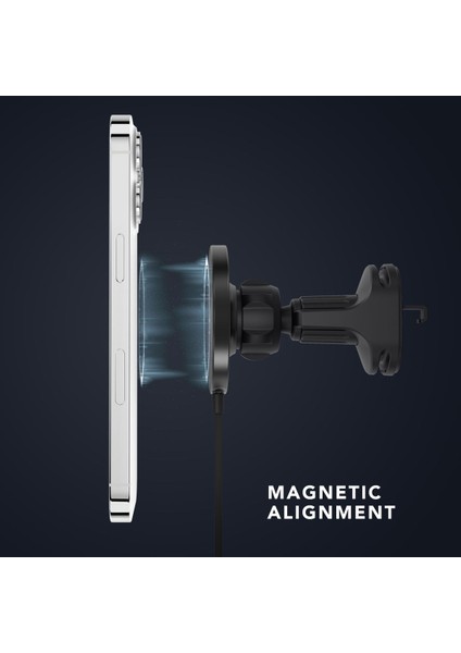 - Aura Car Black Araba Için Manyetik Kablosuz Şarj Pedi indirimleri