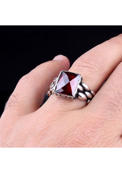 Zirkon Taşlı Model 925 Ayar Gümüş Erkek Yüzük modelleri