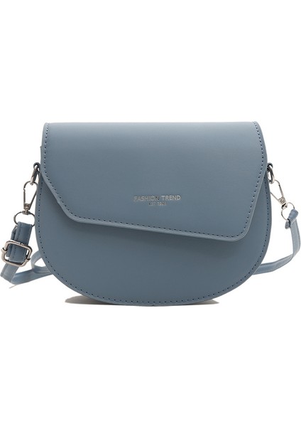 2024 Eyer Çanta Bahar Tarzı Kadın Çok Yönlü Crossbody Çanta Üniversite Öğrencisi Basit Moda Trendi Batı Tarzı Omuz Çantası (Yurt Dışından)