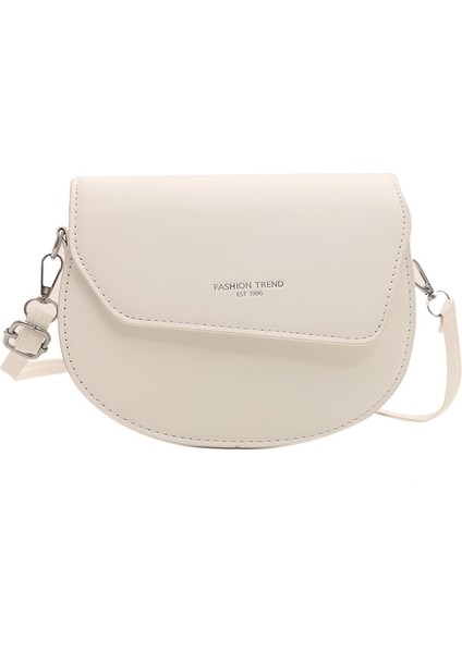 2024 Eyer Çanta Bahar Tarzı Kadın Çok Yönlü Crossbody Çanta Üniversite Öğrencisi Basit Moda Trendi Batı Tarzı Omuz Çantası (Yurt Dışından)