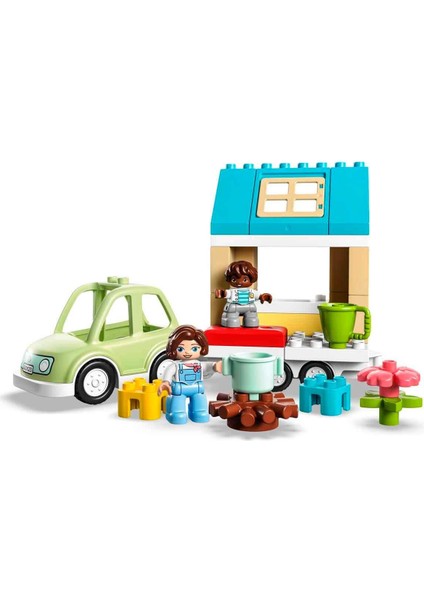 ® Duplo Kasabası Tekerlekli Aile Evi 10986 2 Yaş ve Üzeri Için Yaratıcı Oyuncak Yapım Seti (31 Parça)