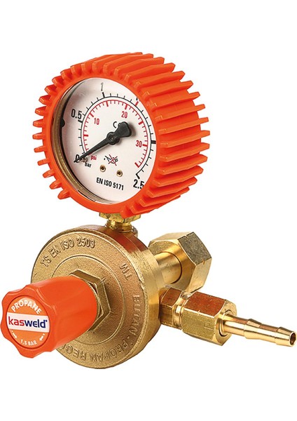 Kasweld 2200 Serisi Propan Gaz Basınç Düşürücü Manometreli Tüp Regülatör Lülesi Iso 2503 Kalite fiyatları