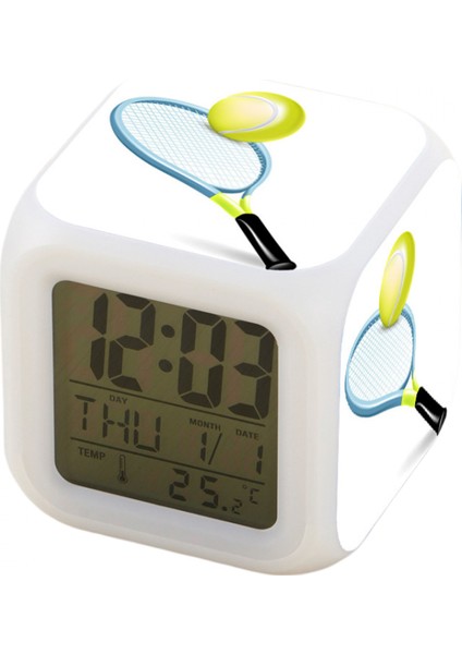 Küçük Boy Mini LED Dijital Erkek Anime Çalar Saat Çocuk Yatak Odası Dekoru JINGYI999 (Yurt Dışından)