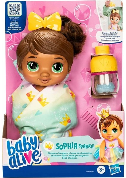 Baby Alive Bebeğimler Şampuan Eğlencesi Esmer F9120