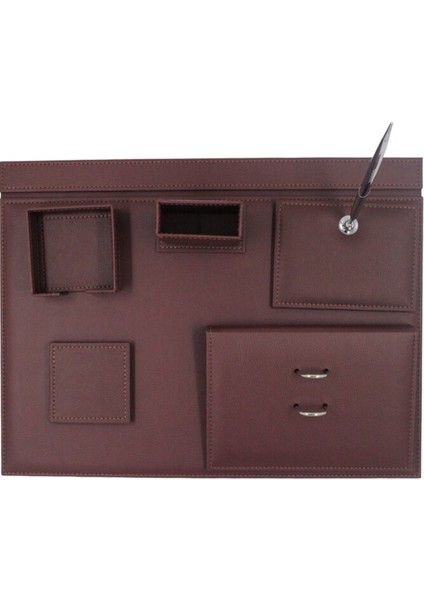 Inn Design Ab-I Hayat Elit 7 Parça Sümen Takımı Bordo ES-1011