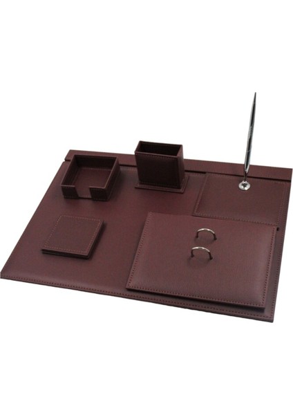 Inn Design Ab-I Hayat Elit 7 Parça Sümen Takımı Bordo ES-1011