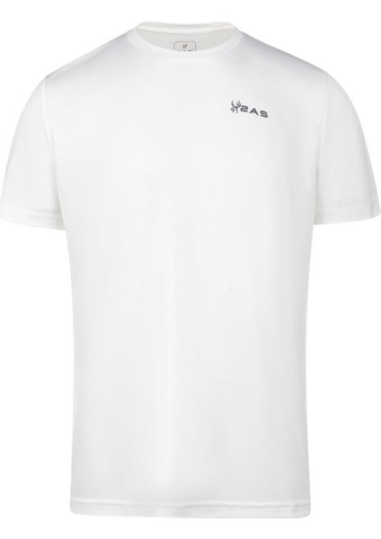 Fiji Sıfır Yaka T-Shirt Beyaz 2ASFIJ2023