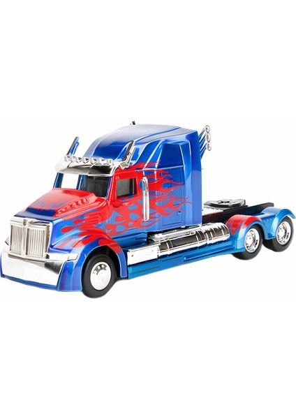 1:32 Hollywood Rides Transformers Western Star 5700 Xe Optimus Prime Model Araba