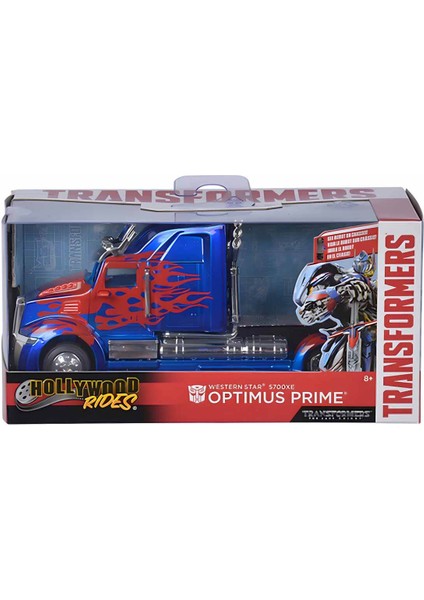 1:32 Hollywood Rides Transformers Western Star 5700 Xe Optimus Prime Model Araba