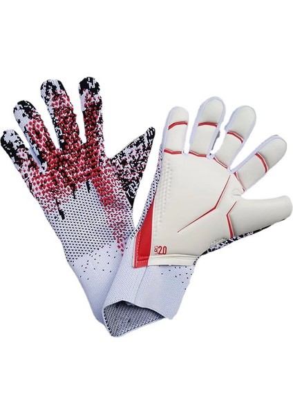 Profesyonel Silikon Lateks Su Geçirmez Kaymaz Yetişkin Junior Futbol Kaleci Eldivenleri Boyut S (Yurt Dışından)