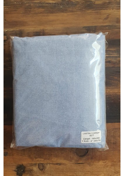 Maki Home Pamuklu Polycotton Efektli Mavi 160X200+2*(50X70) Çift Kişilik Lastikli Çarşaf Takımı fiyatları