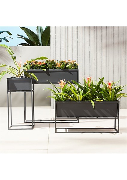 3' Lü Dekoratif Metal Çiçeklik