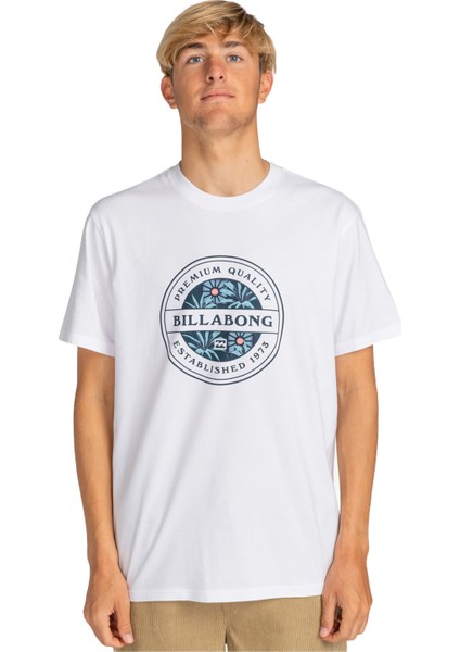 Rotor Fill Ss Erkek Beyaz Tişört