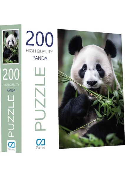 Panda 200 Parça 2,2mm Kalınlık 34X48CM Profesyonel Hobi Puzzle Yapboz Serisi