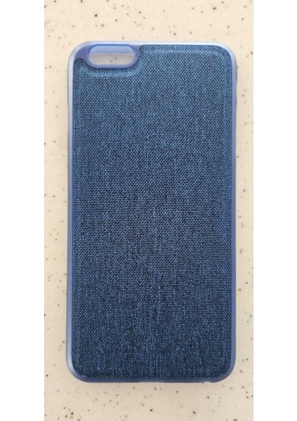 iPhone 6 Plus - 6s Plus Kılıf Renkli Kumaş Kaplama 1. Sınıf Spor Silikon Kapak