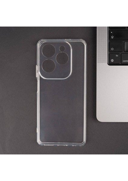 Infinix Hot 40 Pro Kılıf Darbe Emici Kamera Korumalı Yumuşak Esnek Şeffaf Silikon Kapak (02-Anti) fiyatları