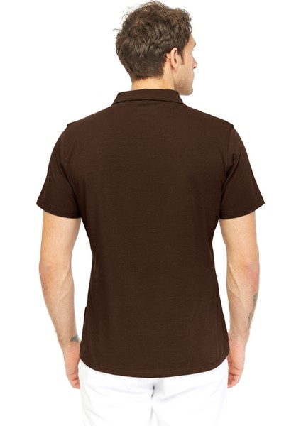 Erkek Polo T-Shirt Ostendo Kahve fiyatları