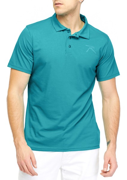 Erkek Polo T-Shirt Ostendo Turkuaz