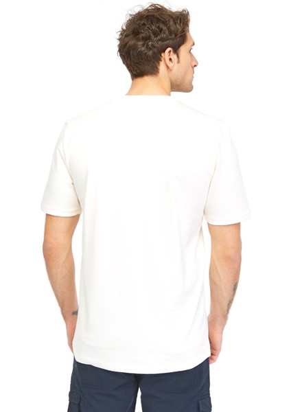 Erkek %100 Pamuk T-Shirt Pateo Ekru modelleri