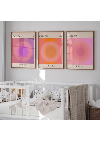 Ahşap Çerçeveli Modern Duvar Tablosu 3'lü Set. Pablo Picasso Minimal Duvar Sanatı.