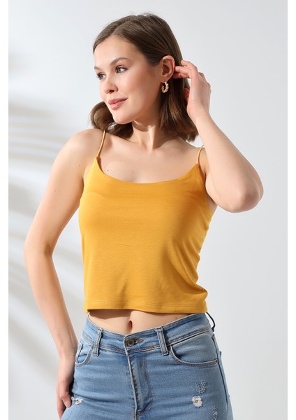 Lastik Askılı Kısa Atlet 19282 Hardal fiyatları