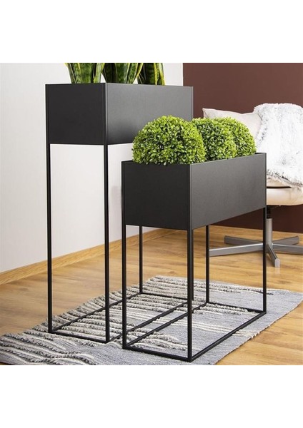 3' Lü Set Metal Çiçeklik