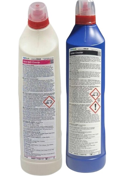 Topclın Banyo + Tuvalet Temizleyici 750 ml modelleri