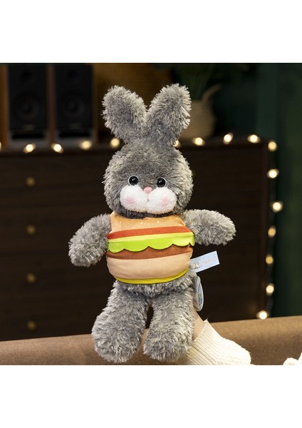 Bebek Yaratıcı Burger Tavşan Bebek Peluş Oyuncak Çocuk Oyuncak Bebek 45CM (Yurt Dışından)