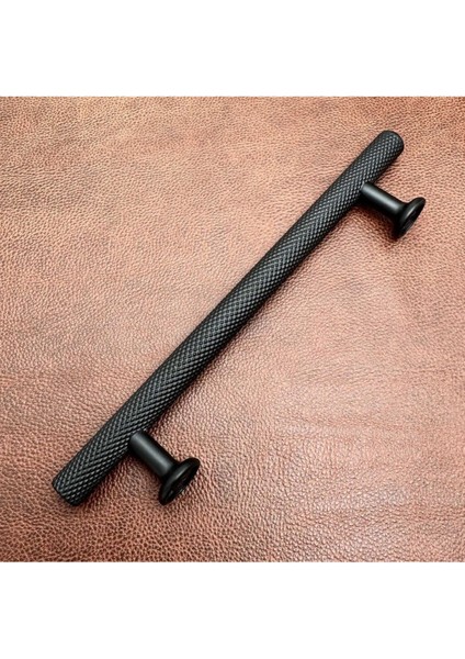 Mobilya Dolap Kulbu Mutfak Çekmece Kulbu Çizgili Doruk Mat Siyah 128 mm 1 Adet fırsatları