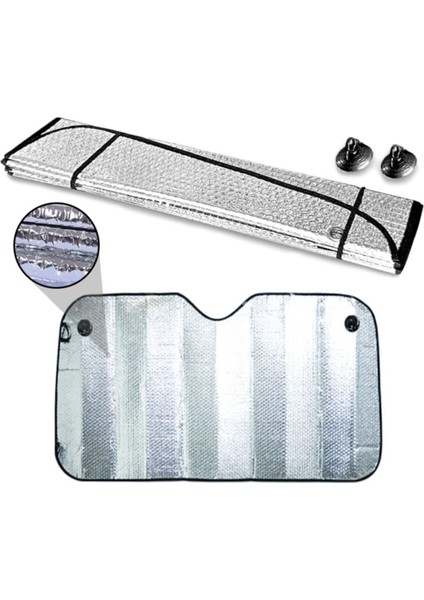 [brand] Oto Cam Güneşlik Cam Güneşliği Araba Güneş Koruyucu 130CM x 60CM fiyatları