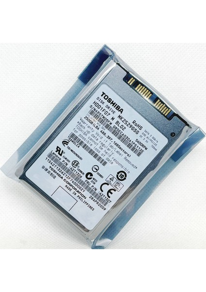 Toshiba MK2529GSG - 250GB 5.4k Rpm 16MB Cache Microsata 1.8" Hard Disk Drive