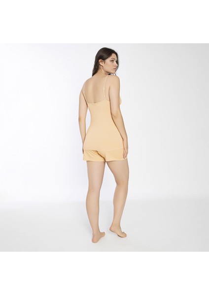C840-701 Kadın Viskon Ip Askılı Short Takım