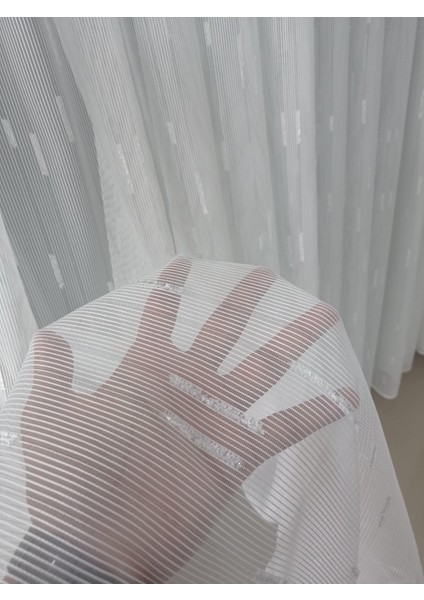 Sakallı Gümüş Simli Tül Perde 1-3 Sık Pile modelleri