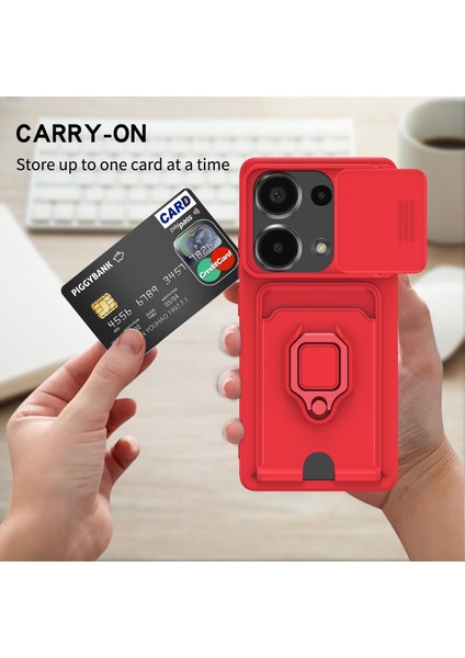 Xiaomi Redmi Note 13 Pro 4g Uyumlu Kılıf Kamera Korumalı Yüzüklü Kartvizit Ip Askılı Zuma Silikon fiyatları