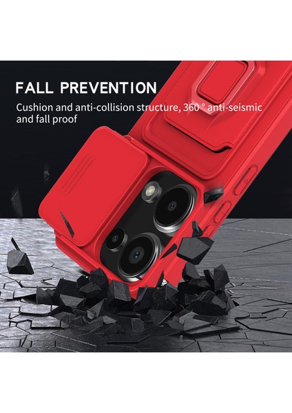 Xiaomi Redmi Note 13 Pro 4g Uyumlu Kılıf Kamera Korumalı Yüzüklü Kartvizit Ip Askılı Zuma Silikon fırsatları