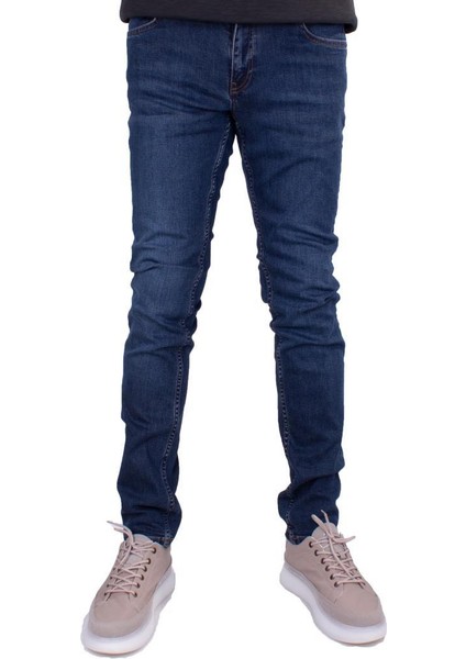 Twister Jeans Twister Panamacn 750-01 Lacivert Düşük Bel Dar Paça Erkek Jeans Pantolon