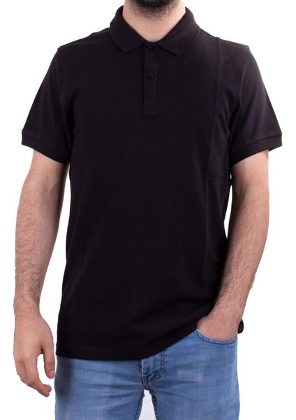 2277CC Siyah Polo Yaka Erkek T-Shirt fiyatları