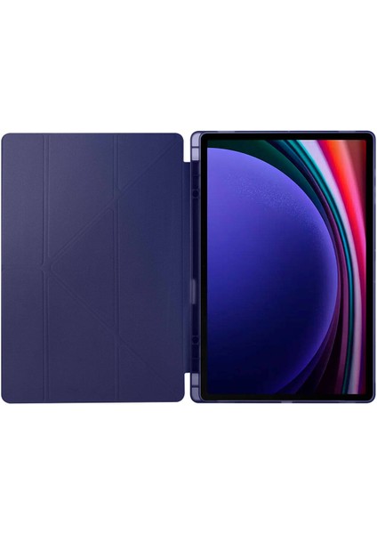 TNS TeknoPlus Huawei Matepad Se 10.4 Kılıf Yatay ve Dikey Standlı Uyku Modlu Kalemlikli Trifold Arkası Soft Silikon Smart Kılıf