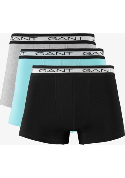 Classic Erkek Siyah/mavi/gri 3'lü Boxer fiyatları