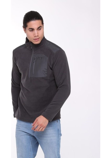 Block Halfzip Polar Ebony