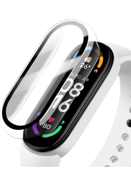 Xiaomi Mi Band 7 Uyumlu Ekran ve Kasa Koruyucu Kılıf 360 Tam Koruma