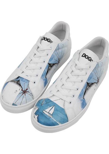 Erkek Vegan Deri Beyaz Sneakers - Meet me Halfway Tasarım fiyatları
