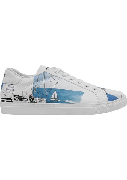 Erkek Vegan Deri Beyaz Sneakers - Meet me Halfway Tasarım fırsatları