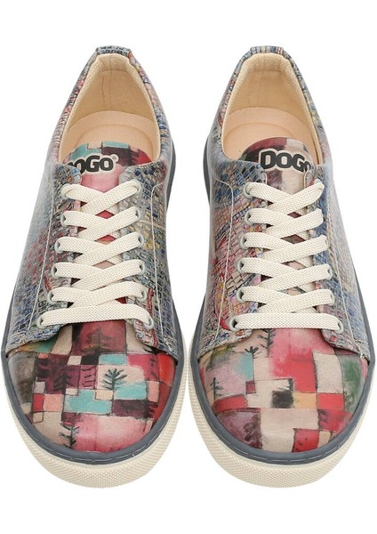 Kadın Vegan Deri Çok Renkli Sneakers - Mini Mosaic Tasarım modelleri