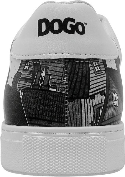 Erkek Vegan Deri Beyaz Sneakers - Night Lovers Tasarım