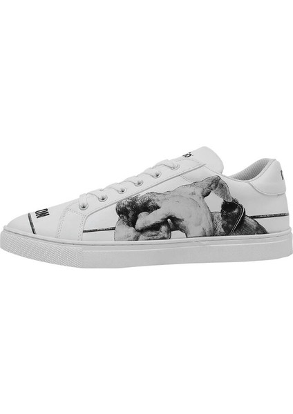 Erkek Vegan Deri Beyaz Sneakers - Champion Tasarım indirimleri