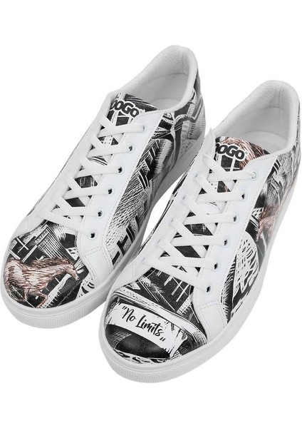 Erkek Vegan Deri Beyaz Günlük Sneakers - No Limits Tasarım fiyatları