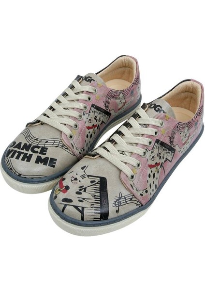 Kadın Vegan Deri Çok Renkli Sneakers - Dance with Me Tasarım fiyatları