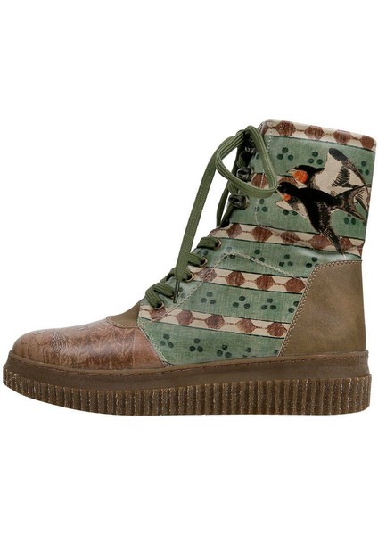 Kadın Vegan Deri Kahverengi Uzun Bot - Believe in Your Wings Tasarım fırsatları